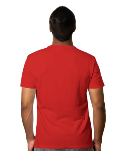 Image of DRIP Men's Solid Cotton Round Neck Half Sleeve T-Shirt