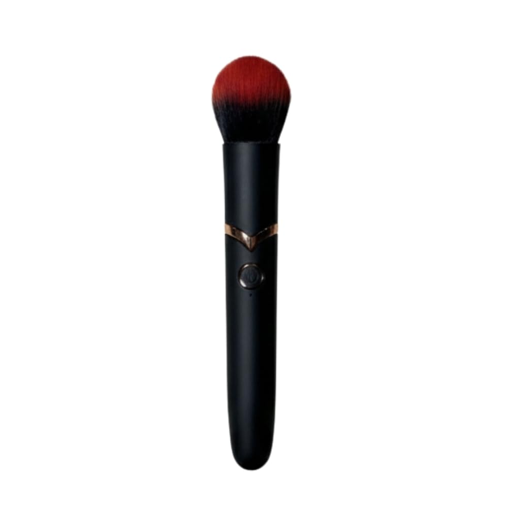 Plezi Life Blendie Electric USB-Rechargeable Makeup Brush | 10-Gear Vibration | Flawless Blending for Foundation, Powder, ...