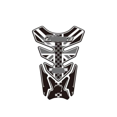 Réservoir carburant pad carbone moto autocollant arête de poisson speed street