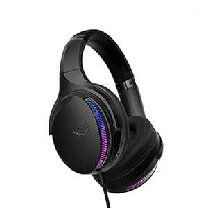 ASUS ROG Fusion II 300 Gaming Headset (AI Beamforming Mic, AI Mic, 7.1 surround sound, 50mm Driver, Hi-Res ESS 9280 Quad DAC, USB-C, For PC, Mac, PS4, PS5, Switch, Mobile Devices)- Black