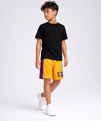 Image of KYDA KIDS Boys Casual Bermuda Shorts | Premium Placement Patch Regular Fit Drawstring | Summer Lounge Shorts for Kids 5-16Yrs - (Pack of 3)