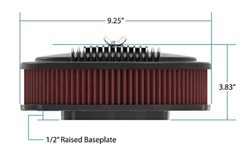 Holley 120-402 Vintage Oval Air Cleaner