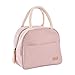 BEABA, Borsa Termica Per La Pappa Del Bambino, Lunchbox, Porta Pranzo, Mantiene Caldo/Fresco, Grande Capacità 5l, Tessuto Impermeabile, Tasca Frontale, Materiale Morbido, Rosa Cipria immagine