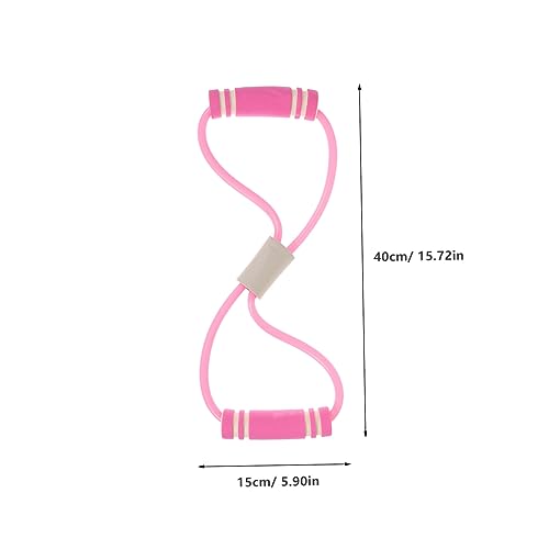 SUPVOX Flat Latex Resistance Band for and Physical Therapy Lightweight Durable Exercise Bands for Stretching and Strength Training Pink2