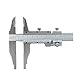 Vernier Caliper Stainless Steel 250mm x 0.05mm DIN Standard 300mm with Fine Adjustment High Hardened Steel Industrial(141-644 300x0.02mm)