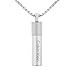 Calvin Klein Men's Velocity Jewelry - Stainless Steel Cylinder Pendant with Chain Necklace and Lobster Closure - Premium Fashion Accessory - Gift for Him