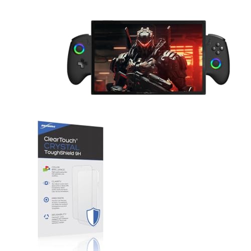 BoxWave Screen Protector Compatible with OneXPlayer X1 (10.95 in) - ClearTouch Crystal ToughShield 9H (2-Pack), Clear 9H Tough Flexible Film Screen Protector