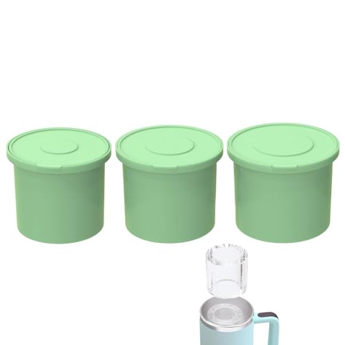 Bandeja para botella de agua | Moldes de silicona portátiles - Molde de bola de hielo de whisky a prueba de fugas, taza de silicona para fabricar, molde con tapa para bebidas