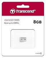 Transcend 8GB microSD-Karte (USD300S), 20 MB/s, C10, 2D-NAND-Flash – Ansicht 7