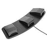 [Les commutateurs mécaniques hautement réactifs] connaissent une précision avec un minimum d'effort. La pédale d'interrupteur à pied triple USB est équipée de commutateurs mécaniques durables et réactifs qui fournissent une réponse tactile facile. La sensibilité élevée de ces commutateurs vous permet d'obtenir un contrôle et des performances précis à chaque presse, ce qui en fait un outil fiable, que vous jouiez, contrôlez des instruments ou gérez la lecture multimédia.