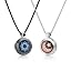 Sun&Moon, Rope, Chain, Blk/Silver