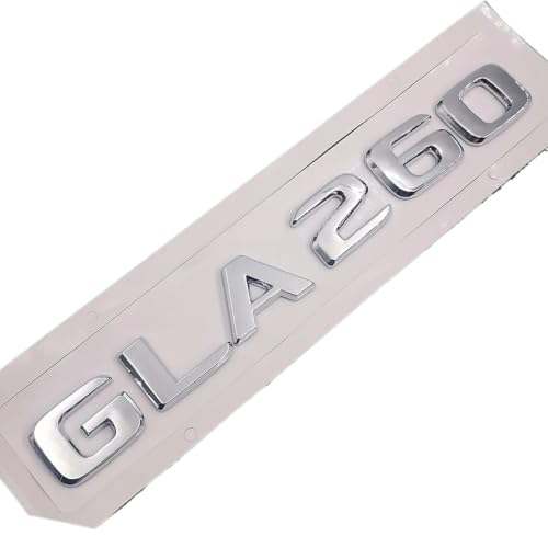 Emblème arrière GLA 260 argenté chromé monogramme de coffre auto - 2