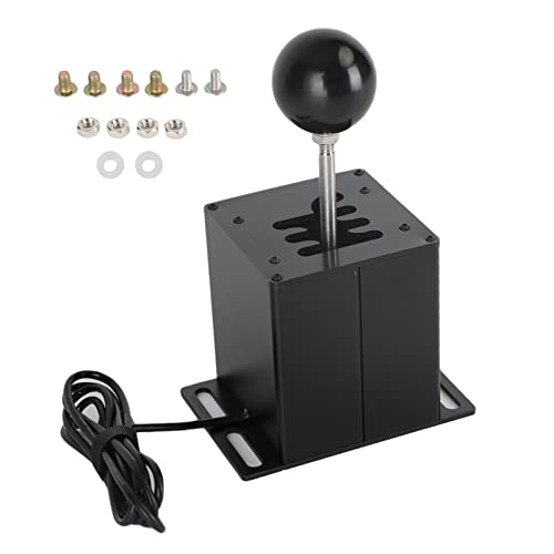 Frezon 6+R USB Simulator H Gear shifter for Logitech G29 G920 Steering Wheel PC Black