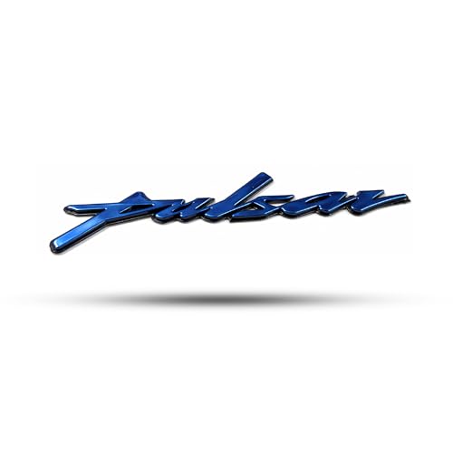 Image of RJVON - Pulsar Bike Emblem Decal Sticker 3D Badge Tank Logo Pulsar Sticker(Set of 2) (Blue)