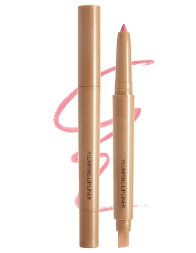 Erinde Crayon à Lèvres avec Pinceau Estompeur, Feutre à Lèvres Mat Longue Tenue, Haute Pigmentation & Waterproof, Contour Lèvres Précis et Naturel, Texture Crémeuse pour un Look Repulpé #01