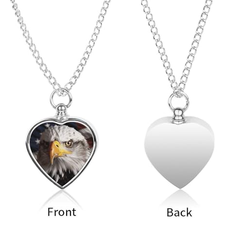 Collier urne funéraire étanche, pendentif cœur pour cendres de chien et chat