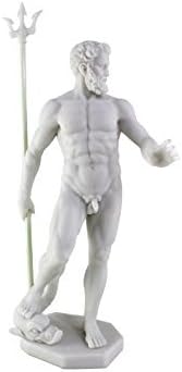 Poseidon Greek God of The Sea Statue Sculpture Nautical Figurine