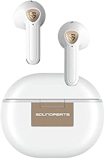 SoundPEATS Air3 Deluxe HS Słuchawki Bluetooth 5.2,Słuchawki Bezprzewodowe z przetworniki 14,2mm,Hi-Res audio,LDAC Codec,4 mikrofon i Redukcja szumów połączeń, Soundpeats App,Trybem Gry,20 godziny