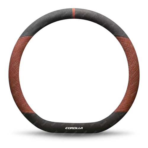 新型カローラクロス ハンドルカバー ステアリングカバー 菱形エンボス加工 新型カローラクロス 10系 Corolla cross 汎用 おしゃれ 通気性がよい 滑り防止 オールシーズン対応 普通車 ハンドル 保護カバー カスタム 内装パーツ アクセサリー