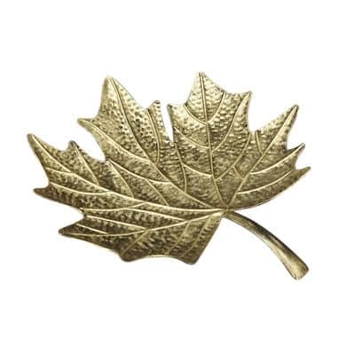 Ashland 17" Gold Maple Leaf Tray Tabletop Décor Fall Home