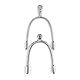 Equine Smile ES1026 Ballsporen horizontalem Ballrad Reitsporen Reiten Sporen Spur hochwertiger Edelstahl (Damen 40 mm)