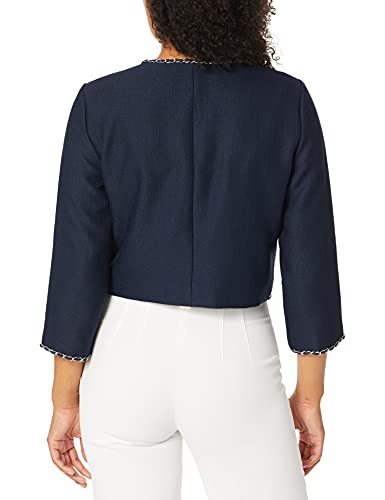 Karl Lagerfeld Paris womens Ld9r2cn2 Blazer, Navy, X-Small US