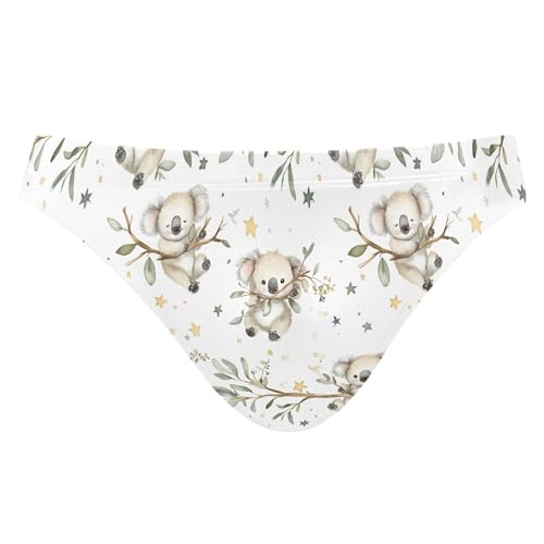 Men's Swim Briefs Cute Koala Swimsuit Beach Swimwear Bikini M B0404144