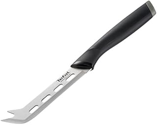 Tefal Nóż Santoku, czarny nóż Santoku, 12 cm, czarny