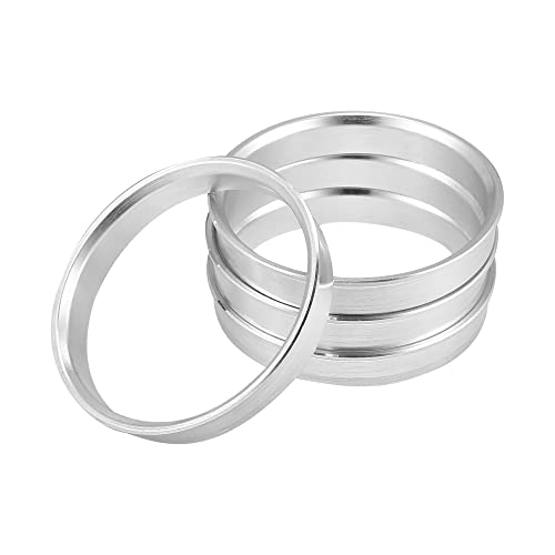 X AUTOHAUX 4pcs Bague de Centrage Jante 60,1mm à 56,1mm Jante Aluminium Alliage Voiture Hub Centric Anneaux
