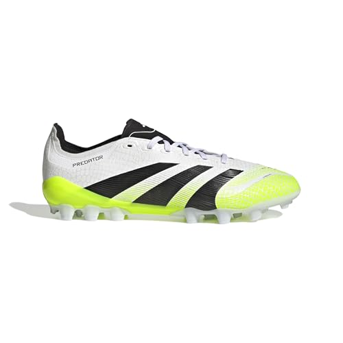 adidas Unisex Predator League 2G/3G Artificial Grass Football Boots, Cloud White/Core Black/Lucid Lemon, 36 EU – Ansicht 2