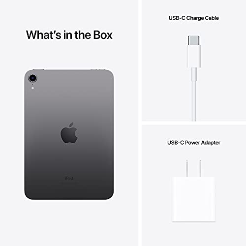 Apple iPad mini (6th Generation): A15 Bionic, 8.3-inch Liquid Retina Display, 64GB, Wi-Fi 6, 12MP front/12MP Back Camera, Touch ID, All-Day Battery Life – Space Gray by Apple - Image 6