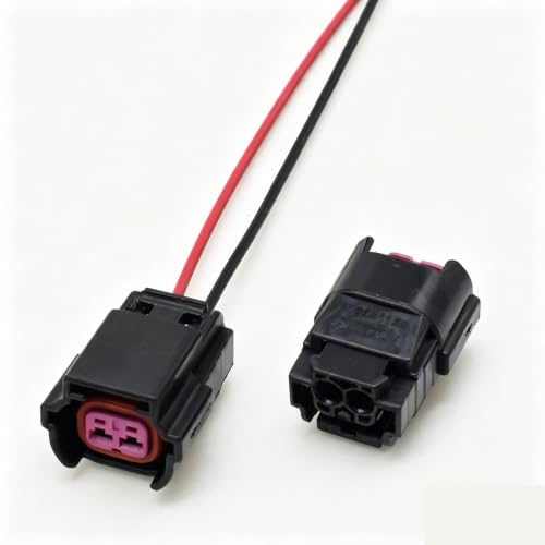 Enchufe sensor coche 06A973722 conector inyector 2P compatible con VW 2