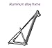 Aluminum Alloy Jump Bike Frame 27.5In Hard-Tail Bicycle Frames Thru-axle Mountain(Green)