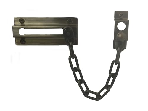Chaîne Porte Guard Pro-lok laiton antique pour éviter les intrusions