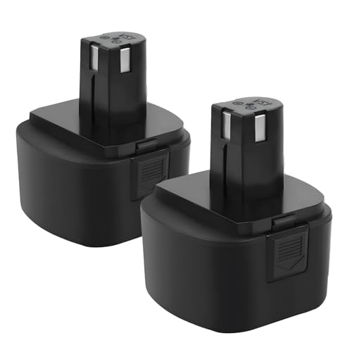 2-Pack Replacement Lincoln Battery 12V 4000mAh Ni-MH Rechargeable Battery with Higher Safety & Longer Runtime - Compatible with Lincoln LIN-1200 LIN-1201 LIN-1240 LIN-1242 LIN-1244 Grease Guns