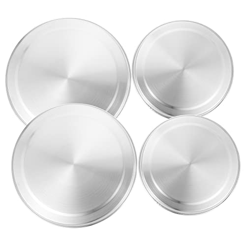 CONGARTENO 4piezas De Horno Tapas De Placa De Cocina Negras Repuesto Para Estufa Acero Inoxidable Para Cocinas