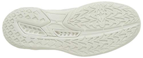 Mizuno Women\'s Ghost Shadow Handball Shoe, Swhite Qshade Hot Coral, 6.5