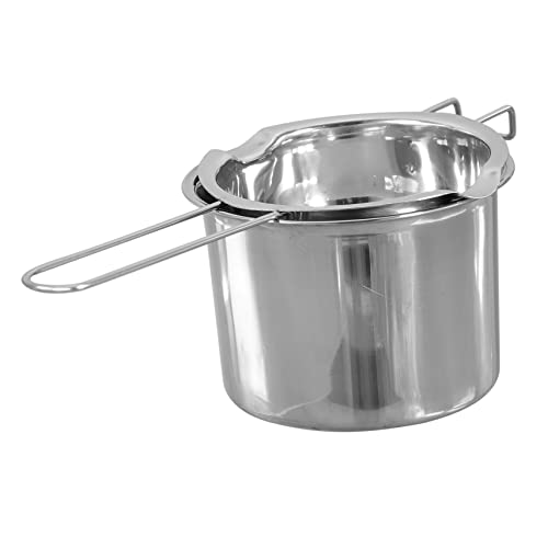 CIYODO Pentola Per Bagnomaria in Acciaio Inossidabile Per Sciogliere Burro Cioccolato e Formaggio Pentolino Doppio Per Cucina e Bagnomaria Utensile Leggero e Facile Da Pulire Per Dessert