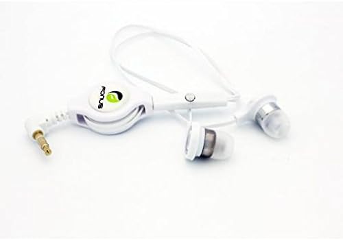 Miniatura 4 de Auriculares retráctiles manos libres con micrófono dual auriculares intrauditivos con cable 0.138 in blanco para iPod Nano 5, 7 generación - iPod