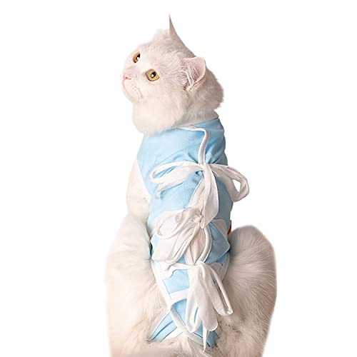 Voarge Recovery Suit Katze, Katzenbody Nach Op Anti-leckende, Verhindern Lecken Nach der Operation Tragen Weaning und Warmhalte Recovery Tuch Anzug für Katzen Hunde (M, Rosa) 1 Voarge Recovery Suit Katze, Katzenbody Nach Op Anti-leckende, Verhindern Lecken Nach der Operation Tragen Weaning und Warmhalte Recovery Tuch Anzug für Katzen Hunde (M, Rosa)