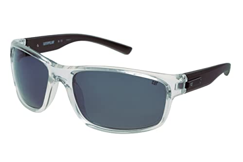 Image of CAT 8019 Rectangular Polarized High Wrap Sunglasses for Men, 63 mm, UV400 Protection
