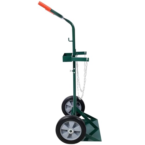 Carretilla para cilindros 43'' 440 lb capacidad con ruedas 10'' miniatura 5