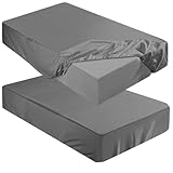 Breling Sábana bajera ajustable (solo sábana) compatible con colchón Milliard de tres pliegues, 2