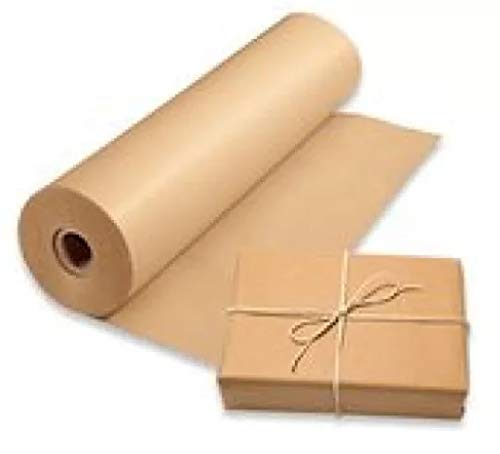 Natronkraftpapier - Breite von 40 cm bis 100 cm - Länge: 275 m auf Rolle - Braun - Kerndurchmesser 22 cm - Stärke 70 g/m² oder hochwertige 90 g/m² (40 cm x 275 m 70 gr)