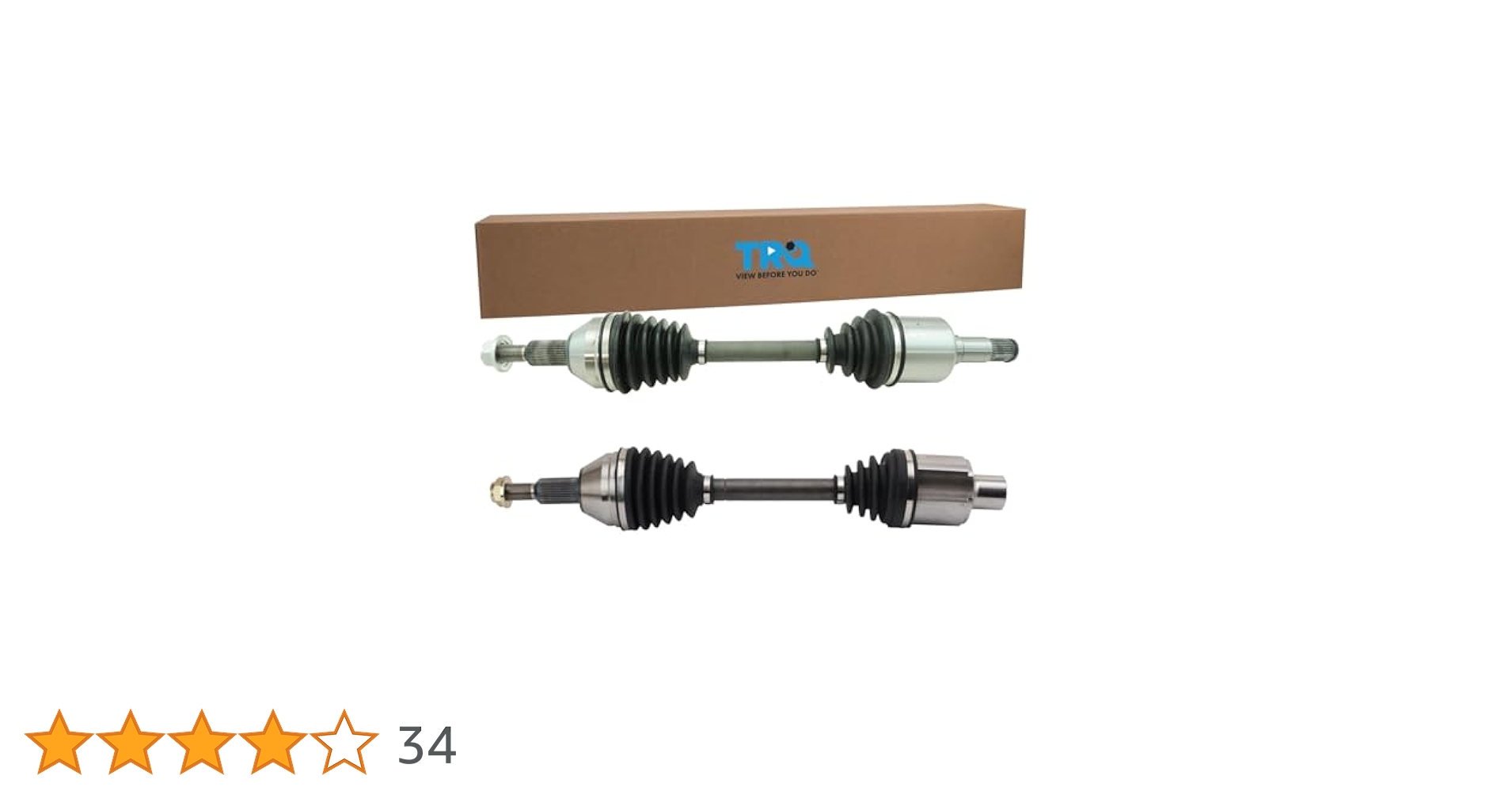 Amazon | TRQ フロント CV アクスルシャフト アセンブリ ペア LH