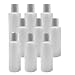 Pinnacle Mercantile 4 Oz Plastic Squeeze Bottles with Disc Top Flip Cap Set of 8 Empty