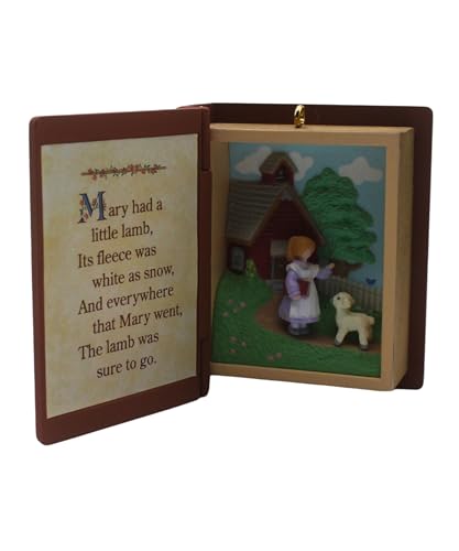 Mary Had A Little Lamb - Mother Goose Collector's Series - 1996 Hallmark Keepsake Ornament