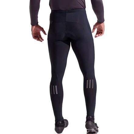 PEARL IZUMI Men\'s Thermal Cycling Tights, Water-Repellent & Insulated with Elite Levitate Chamois, Plus Safety Elements, Black, X-Large