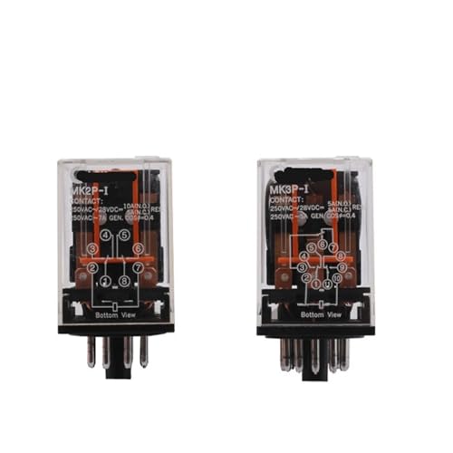 Relé intermedio pequeño MK2P-I con bobina CA 220V para conmutación estable de señal