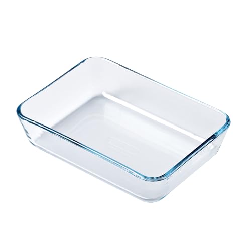Pyrex® Airfryer Fuente Rectangular Vidrio 19x14cm -0,8l Boro Apto Congelador Apto Microondas Resistente A Rayaduras